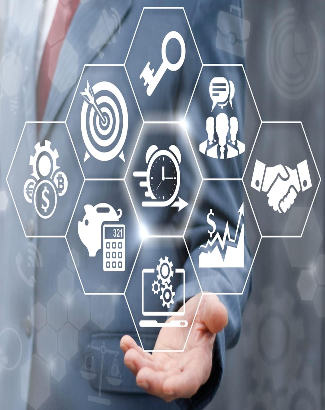 Business services and technology icons